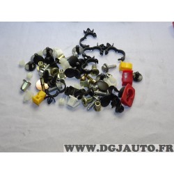 Kit agrafes attache fixation parechocs ailes avant choc Fiat 59015073 pour fiat punto 2 II partir de 1999