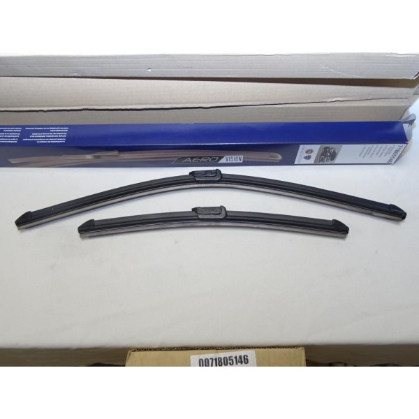 Paire balais essuie glace souple aerovision 575+380mm Fiat 71805146 pour fiat idea lancia musa partir de 2008 