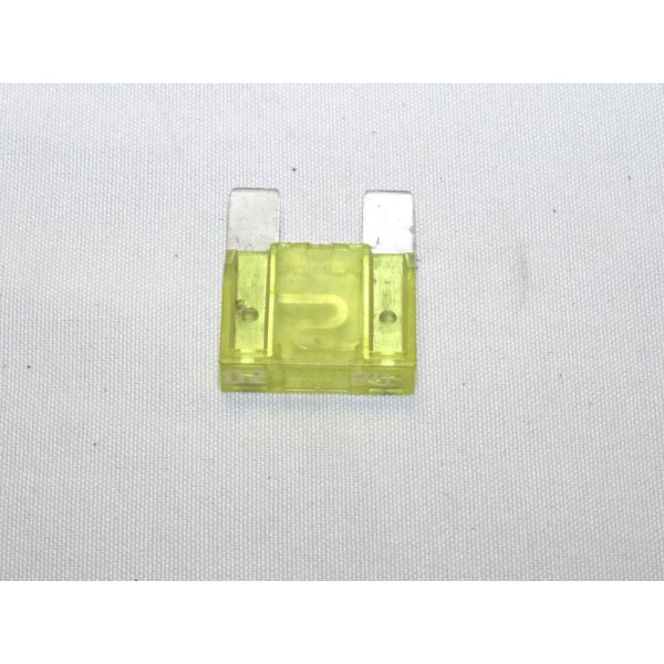 Maxi fusible 20A 20 ampères jaune Fiat 11055990 pour opel chevrolet renault peugeot citroen fiat lancia alfa romeo mercedes rove