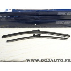 Jeux balais essuie glace aerovision souple 550mm + 480mm Fiat 71805138 pour fiat stilo de 2006 à 2007