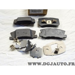 Jeux 4 plaquettes de frein arriere montage akebono Mopar 68028671AA pour chrysler 200 avenger dodge caliber jeep compass patriot