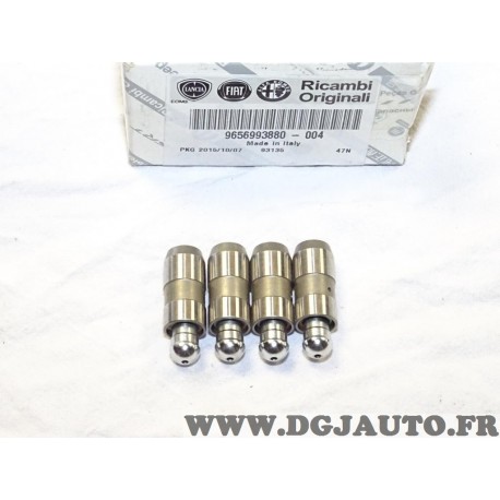 Lot 4 poussoirs hydraulique culbuteur Fiat 9656993880 pour citroen C4 C5 C8 DS4 DS5 jumpy fiat ulysse 2 II scudo 2 II lancia phe