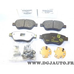 Jeux 4 plaquettes de frein avant montage bendix Fiat 77364919 pour fiat doblo 2 II de 2005 à 2009 idea 500 lancia musa