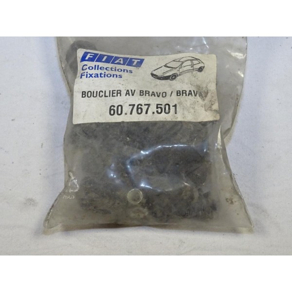 Kit agrafes fixation parechocs pare-chocs avant Fiat 60767501 pour fiat brava bravo 