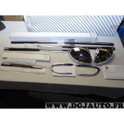 Kit baguettes moulure avec coque retroviseur chrome Fiat 71807425 pour fiat 500X partir de 2015 