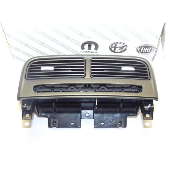 Diffuseur air chauffage central tableau de bord eclat argent Fiat 735452684 pour fiat grande punto de 2005 à 2008 