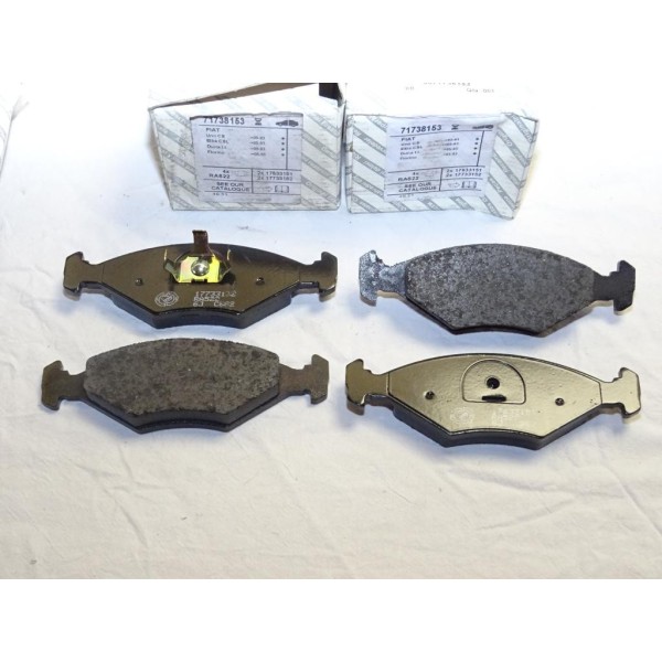 Jeux 4 plaquettes de frein avant montage teves Fiat 71738153 pour fiat duna elba uno fiorino 