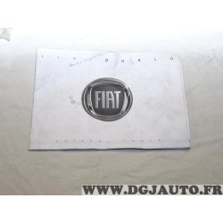 Livret manuel documentation supplément Fiat 60383960 pour fiat doblo 2 II de 2005 à 2009 natural power 