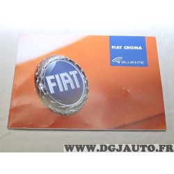 Livret manuel documentation blue and me Fiat 60383201 pour fiat croma 2 II partir de 2005 