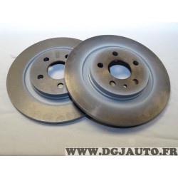 Paire de disques de frein arriere 272mm plein Fiat 9464222687 pour fiat ulysse 2 II citroen C8 peugeot 807 lancia phedra