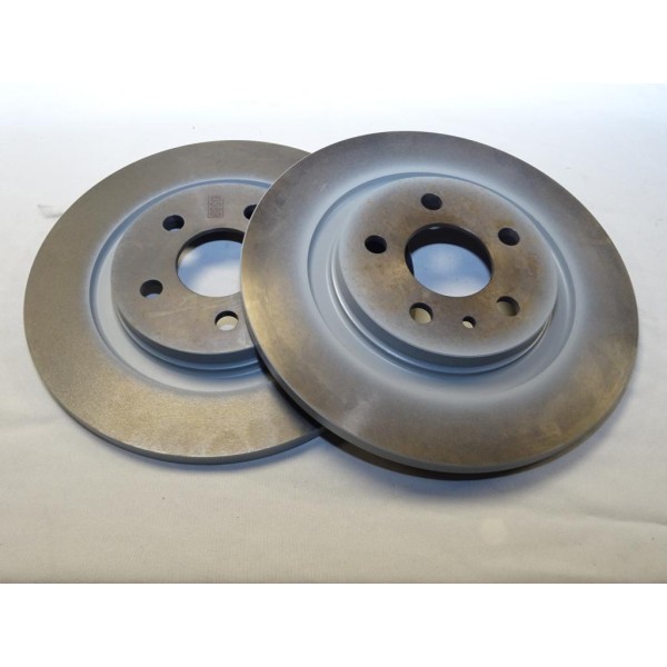 Paire de disques de frein arriere 272mm plein Fiat 9464222687 pour fiat ulysse 2 II citroen C8 peugeot 807 lancia phedra 