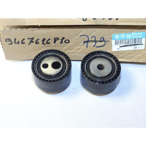 Jeu galet tendeur + enrouleur courroie de distribution (non incluse) Fiat 9467626880 pour fiat ulysse 1 2 I II scudo lancia zeta