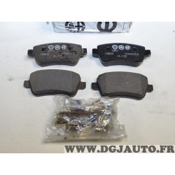 Jeux 4 plaquettes de frein arriere montage girling Fiat 77364169 pour fiat croma 2 II partir de 2005 