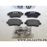 Jeux 4 plaquettes de frein arriere montage girling Fiat 77364169 pour fiat croma 2 II partir de 2005