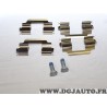 Kit fixation plaquettes de frein avant Fiat 77365790 pour lancia ypsilon de 2003 à 2011