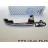 Poignée de porte avant gauche chrome Fiat 735553380 pour fiat 500L de 2012 à 2017