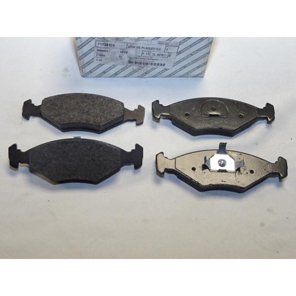 Jeux 4 plaquettes de frein avant montage teves Fiat 71738154 pour fiat fiorino partir de 1993  