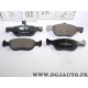 Jeux 4 plaquettes de frein avant montage teves Fiat 71769140 pour fiat punto 2 II partir de 1999