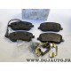 Jeux 4 plaquettes de frein avant montage lucas Fiat 77363627 pour fiat croma 2 II de 2005 à 2010