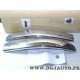 Paire baguettes chrome moulure angle parechocs pare-chocs avant Fiat 50901686 pour fiat 500 et 500C