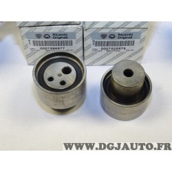 Paire galets tendeur + enrouleur courroie distribution (non incluse) Fiat 7596877 + 7596876 pour fiat brava bravo ducato tempra 