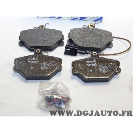 Jeux 4 plaquettes de frein avant montage lucas Fiat 5892330 pour fiat tempra tipo uno lancia dedra 