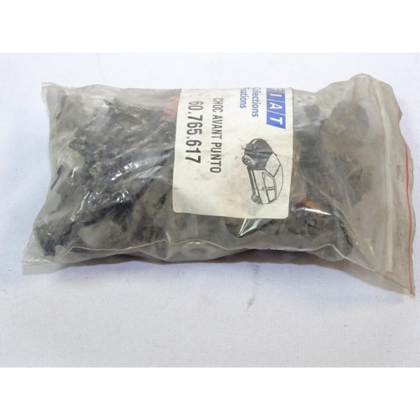 Pack agrafes attache fixation choc avant Fiat 60765617 pour fiat punto  