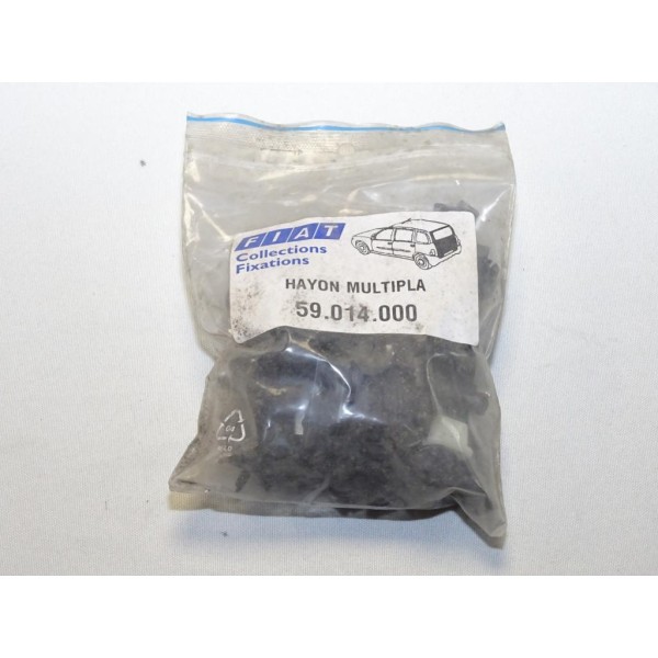 Pack agrafes attache fixation hayon de coffre Fiat 59014000 pour fiat multipla  
