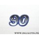 Logo motif monogramme ecusson embleme monogramme 90 Fiat 7795233 pour fiat punto 1 de 1993 à 1997 
