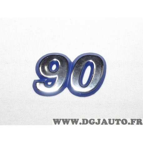 Logo motif monogramme ecusson embleme monogramme 90 Fiat 7795233 pour fiat punto 1 de 1993 à 1997 