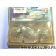 Pack 4 ecrous fixation de roue antivol jante M12x1.5 Fiat 59069380 pour fiat lancia alfa romeo