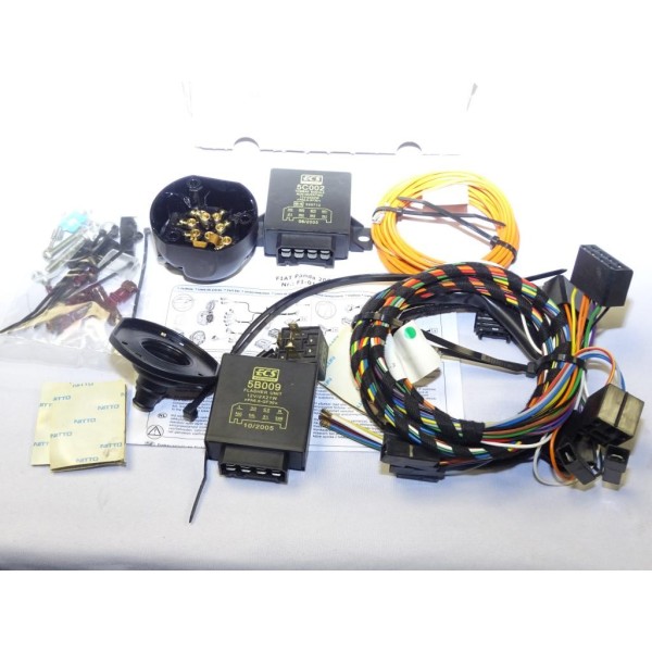 Faisceau attelage attache remorque multiplexe 7 poles Brink 709281 FI011BB pour fiat panda 2 II de 2003 à 2012  