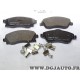Jeux 4 plaquettes de frein avant montage lucas Opel 93172261 1605974 pour opel corsa C meriva A combo C tigra B