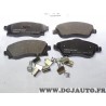 Jeux 4 plaquettes de frein avant montage lucas Opel 93172261 1605974 pour opel corsa C meriva A combo C tigra B