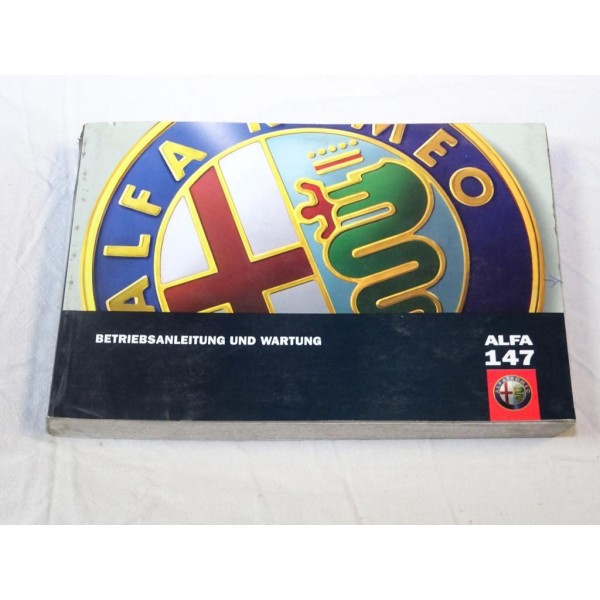 Manuel livret documentation notice entretien EN ALLEMAND Fiat 59094291 pour alfa romeo 147  