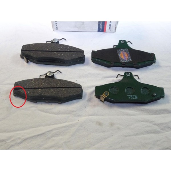 Jeux 4 plaquettes de frein arriere montage lucas (1 eclat sur 1 plaquette sans reclamation) Ssangyong 48413050A0 pour ssangyong 