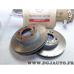 Paire disques de frein avant ventilé 300mm diametre Ssangyong 4144121001 pour ssangyong rodius stavic