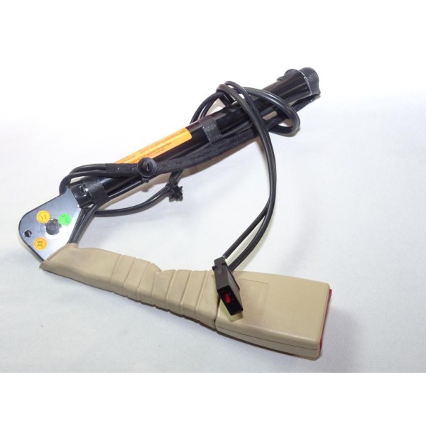 Bloc attache ceinture de sécurité avant gauche beige pretensionneur Fiat 184838850 pour alfa romeo 159 de 2005 à 2011  