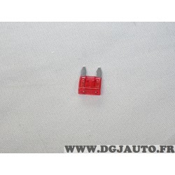 Mini fusible 10A 10 ampères rouge Fiat 10399690 pour opel chevrolet renault peugeot citroen fiat lancia alfa romeo mercedes rove