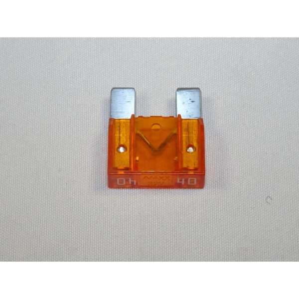 Maxi fusible 40A 40 ampères orange Fiat 11055490 pour opel chevrolet renault peugeot citroen fiat lancia alfa romeo mercedes rov