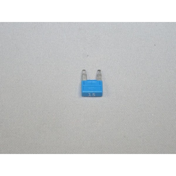 Mini fusible 15A 15 ampères bleu Fiat 10401090 pour opel chevrolet renault peugeot citroen fiat lancia alfa romeo mercedes rover