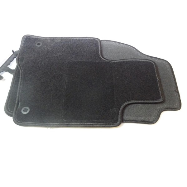 Ensemble 4 tapis de sol sur mesure avant + arriere AR 1369 pour fiat panda 3 III de 2012 à 2016  