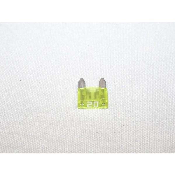 Mini fusible 20A 20 ampères jaune Fiat 10401190 pour opel chevrolet renault peugeot citroen fiat lancia alfa romeo mercedes rove