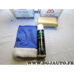 Kit hiver degivrant 300ml mouffle gratte vitre eponge antibuée Sodimac