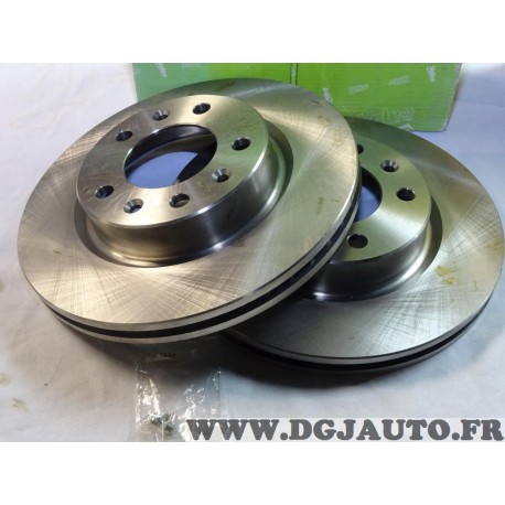 Paire disques de frein avant ventilé 266mm diametre Valeo 197590 pour peugeot 308 