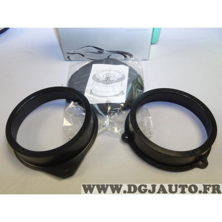 Support fixation enceinte haut parleur 165mm diametre Phonocar 03889 pour audi A3 partir de 2004 A4 de 2001 à 2008 