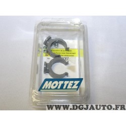 Lot 2 clips fixation plaque immatricuation sur porte velo Mottez A100B