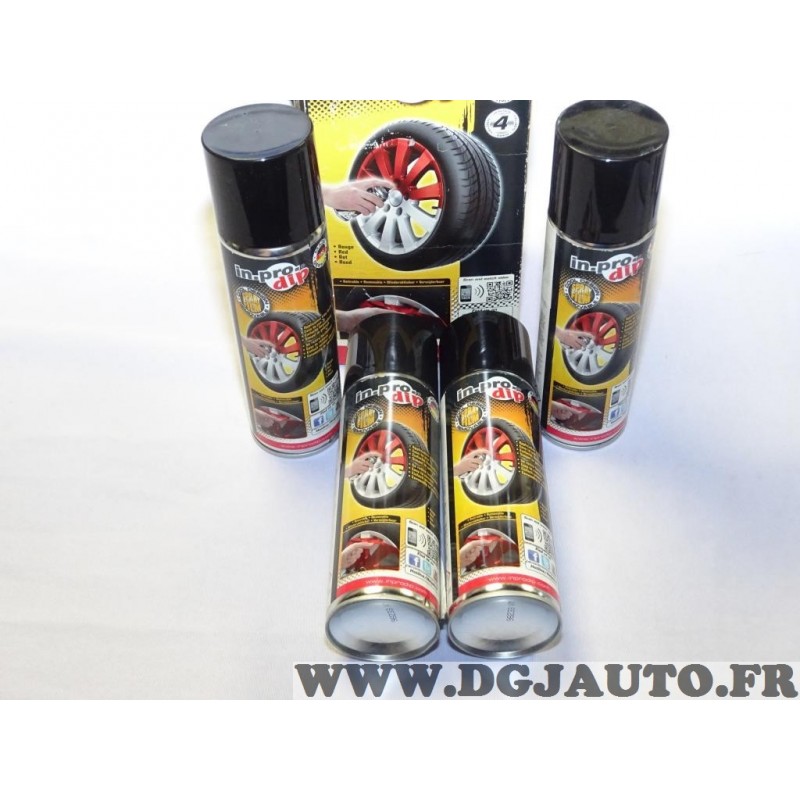 Lot 4 bombes aerosol peinture rouge pour jante roue Inprodip 00M30045, buy  it just for 9.17 on our shop DGJAUTO