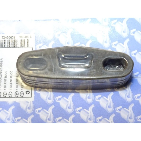 Silent bloc fixation silencieux echappement Bosal 255911 pour opel kadett E astra F daewoo espero nexia  