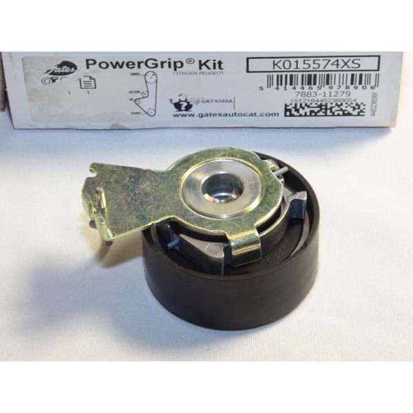 Galet tendeur de courroie distribution (non incluse) Gates K015574XS pour citroen C2 C3 saxo berlingo peugeot 106 206 206+ partn